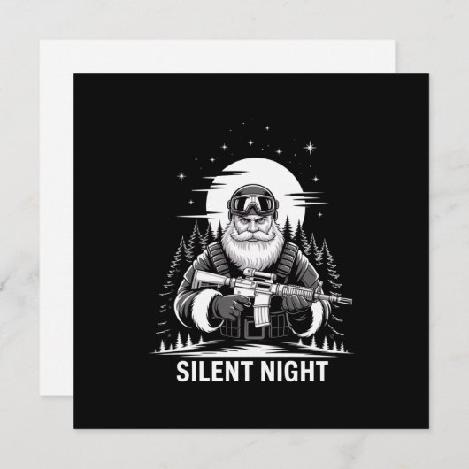 Stille Nacht Weihnachten Militärveteran (Vorne/Hinten)