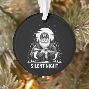 Stille Nacht Weihnachten Militärveteran Ornament
