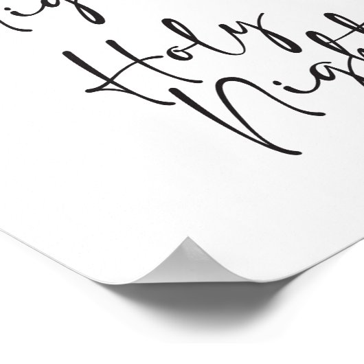 Stille Nacht Weihnachten Poster (Ecke)