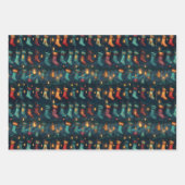 Stille Nacht Weihnachten Strümpfe Geschenkpapier Set (Vorderseite 3)