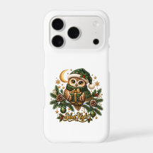 Stille Nacht Weihnachts-Eule Weiße iPhone-Hülle