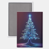 Stille Nacht Weihnachtsbaum Magnet (Vorderseite/Rückseite)