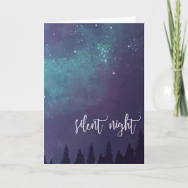 Stille Nacht - Weihnachtsgruß-Karte Feiertagskarte