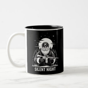 Stille Nacht Weihnachtsmann Weihnachten Militär Ve Zweifarbige Tasse