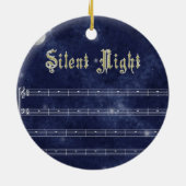 Stille Nachtdekoration - nächtlicher Himmel Keramik Ornament (Hinten)