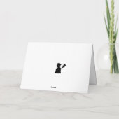 Stille Nächte, gemütliche Lichter" Feiertagskarte (Rückseite)