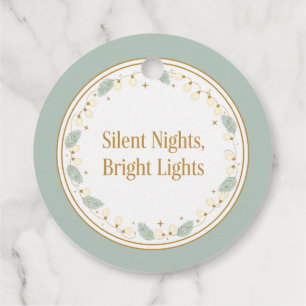 Stille Nächte Helle Lichter Geschenk-Anhänger Geschenkanhänger