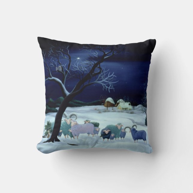 Stille Nachtheilige Nacht 1995 Kissen (Vorderseite)