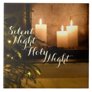 "Stille Nachtheilige Nacht" geliebtes Weihnachten Fliese