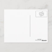 Stille Nachtkarte Postkarte (Rückseite)