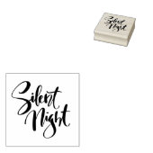 Stille nächtliche Pinselkalligraphie Gummistempel (Stempel)