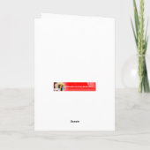 Stille NachtSchneemann-Weihnachtsfeiertags-Karte Feiertagskarte (Rückseite)