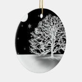 Stille Nachtverzierung Keramik Ornament (Rechts)