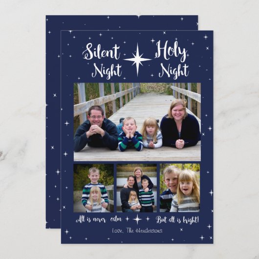 Stille NIght.. Alles ist nie ruhig, aber alles ist (Vorne/Hinten)