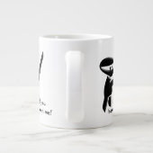 Stille Ninja-Mörder, bewaffnet und gefährlich Jumbo-Tasse (Rückseite)