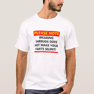 Stille Ohrhörer Lustiges T-Shirt
