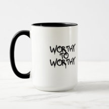 Stille Power Morgen-Tasse — WÜRDIG FÜR WÜRDIGE