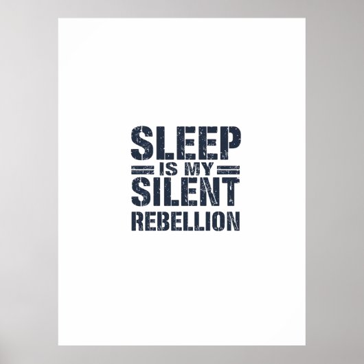 Stille Rebellion: Der Power des Schlafes Poster (Vorne)