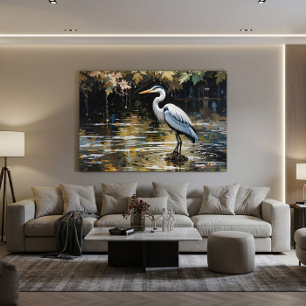 Stille Reflexion Leinwanddruck