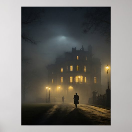 Stille Reise durch Mitternacht Poster (Vorne)