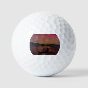 Stille Reise -handgefertigte Kunstwerke - Golfball