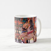 Stille Reiter Karussell Pferde Kaffeetasse (VorderseiteRechts)