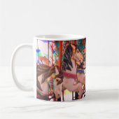 Stille Reiter Karussell Pferde Kaffeetasse (Links)