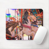 Stille Reiter Karussell Pferde Mousepad (Mit Mouse)