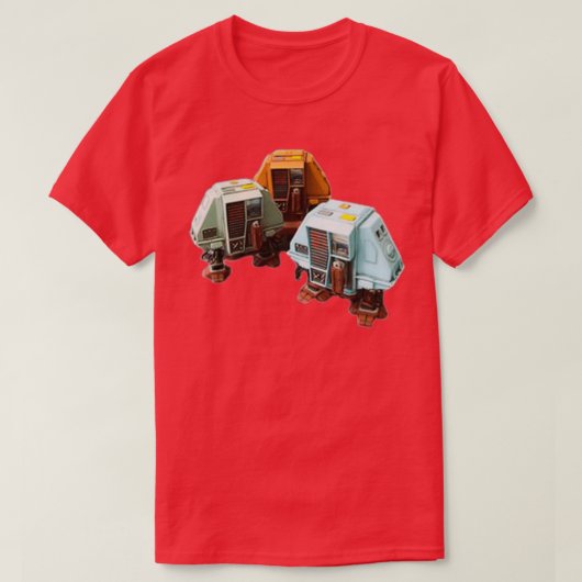 Stille Roboter T-Shirt (Design vorne)