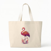 Stille rosa Flamingo Stehend ruhig