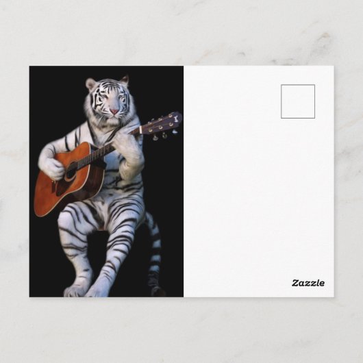 Stille Saiten – Elegante Postkarte (Rückseite)