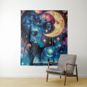 Stille Schlangen unter dem Mond Wandteppich (Beispiel)