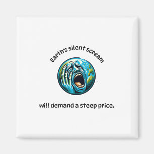 Stille Schreckenplakette Magnet