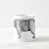 Stille Schritte, alltägliche Ruhe Kaffeetasse (Mittel)