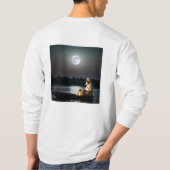 Stille Schritte T - Shirt mit Gedicht von Rabindra (Rückseite)