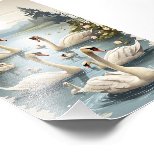 Stille Schweizer Stille: Die Jugendherberge Wall A Fotodruck (Ecke)