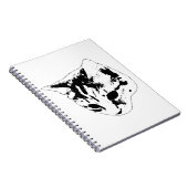 Stille Seiten Notizblock (Rechte Seite)