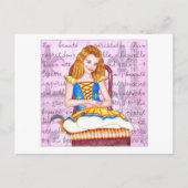 Stille Spirituosenschrift Inspiration Postkarte (Vorderseite)