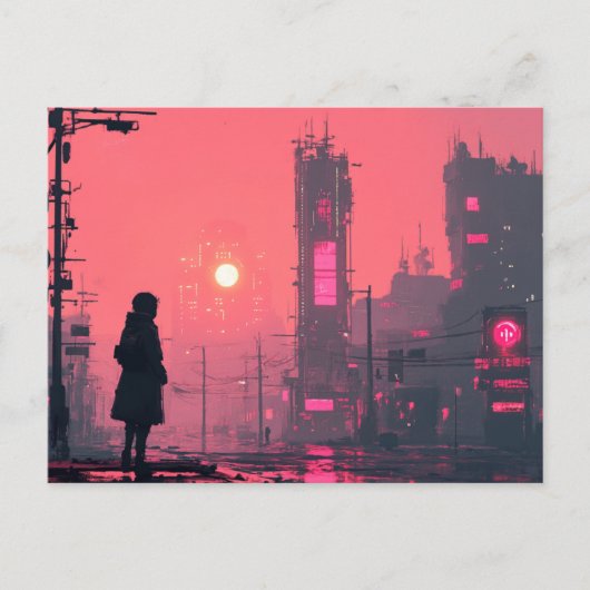 Stille Städte von morgen Postkarte (Vorderseite)