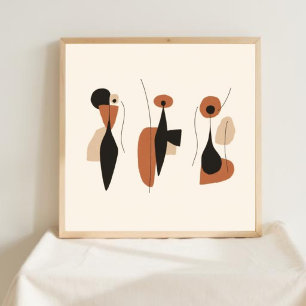 Stille Stärke – Abstrakte feminine Linienkunst XVI Poster