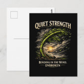 Stille Stärke Postkarte (Vorne/Hinten)