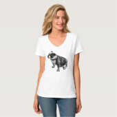Stille Stärke, sitzend T-Shirt (Vorderseite Vollansicht)