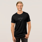 Stille Stärke Tri-Blend Shirt (Vorderseite voll)