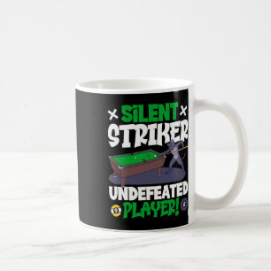 Stille Streiker - Billard und Katze Kaffeetasse