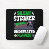 Stille Streiker - Billard und Katze Mousepad (Mit Mouse)
