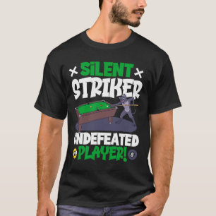 Stille Streiker - Billard und Katze T-Shirt