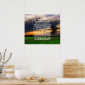 Stille Strong Vater 24" x 20" Poster (Matte) (Küche)