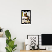 Stille Studienzone Akademische Bibliothek Poster (Heimbüro)