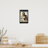 Stille Studienzone Akademische Bibliothek Poster (Küche)