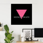 Stille = Tod Poster (Heimbüro)